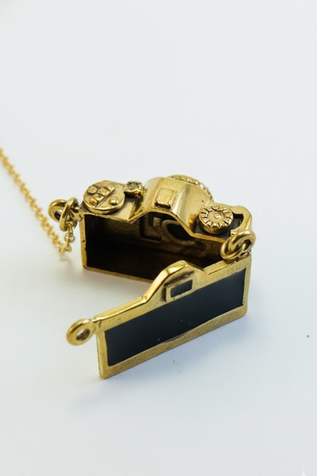 Collar colgante cámara de fotos réflex