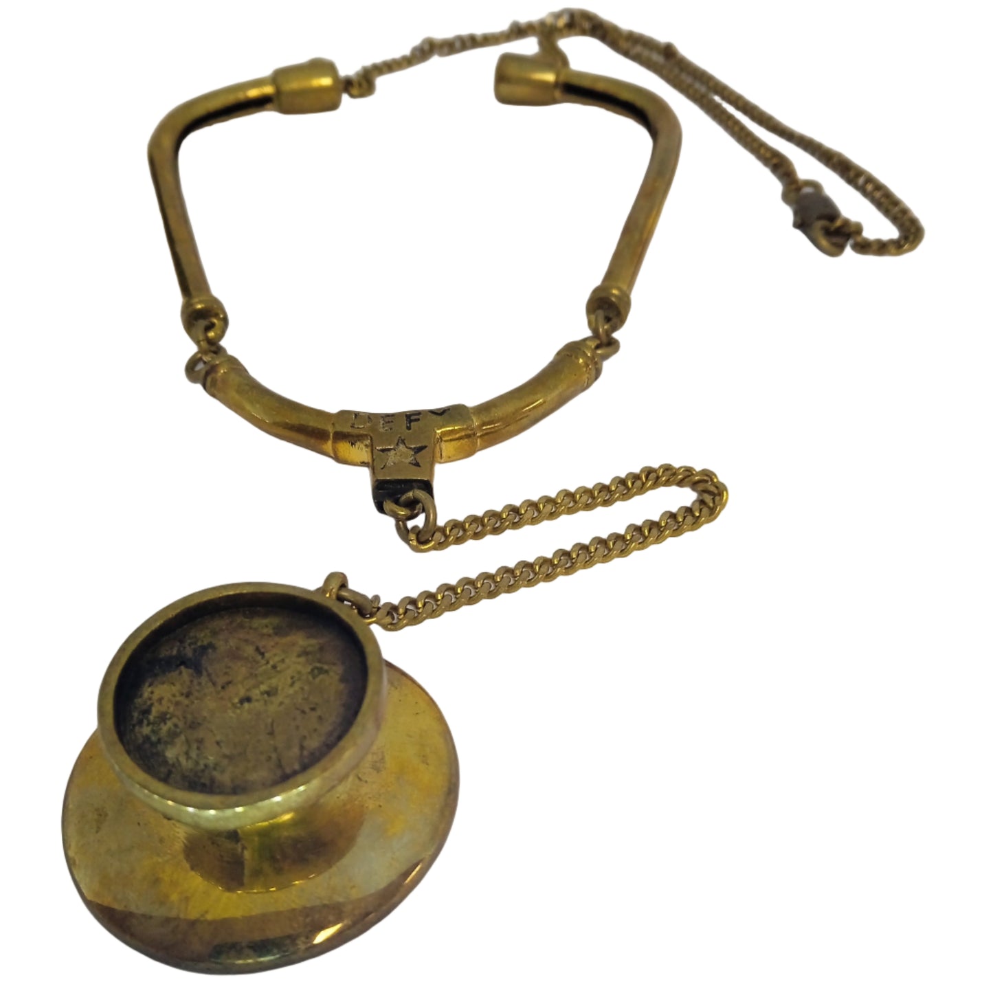 Collar colgante estetoscopio