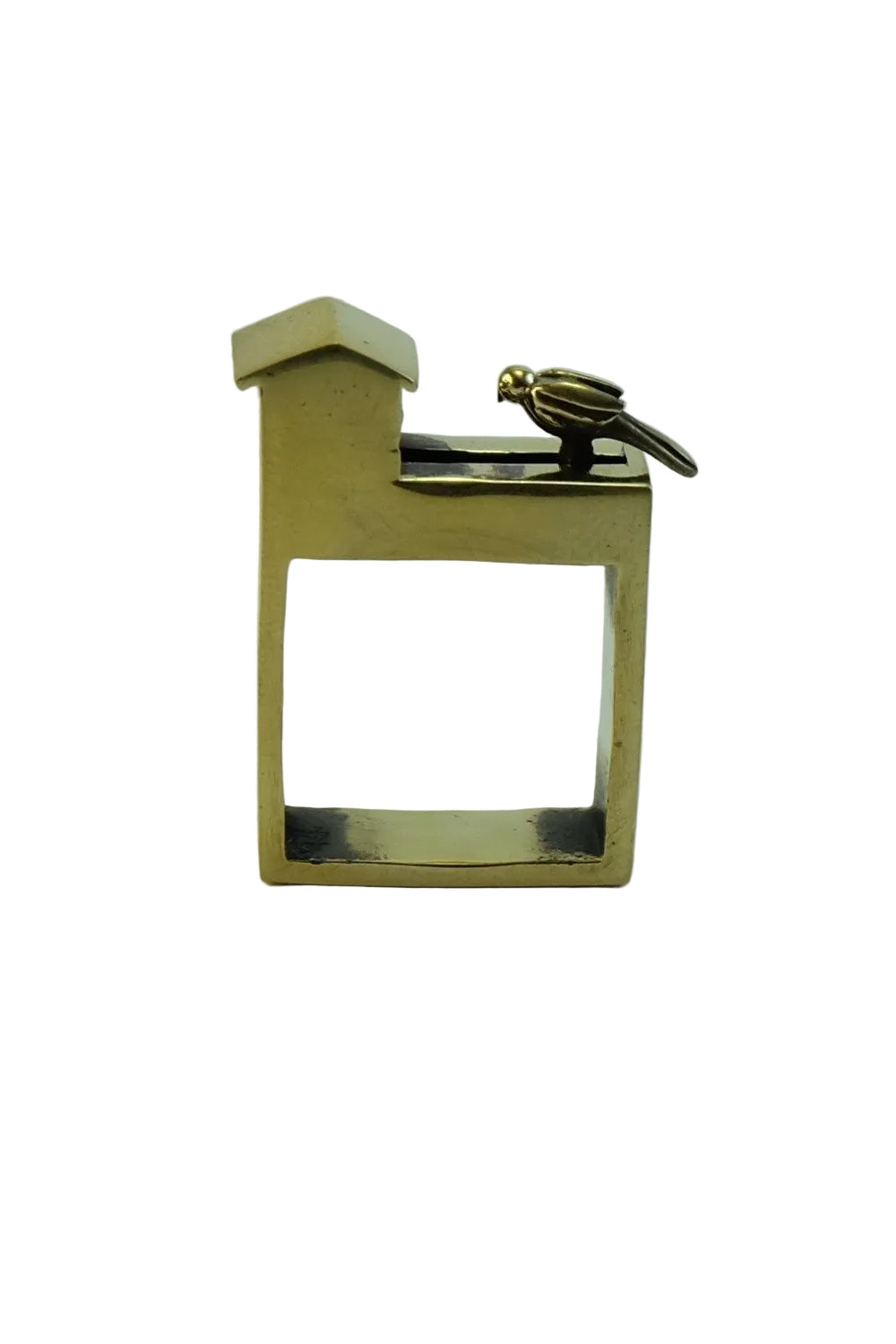 Anillo pájaro con movimiento