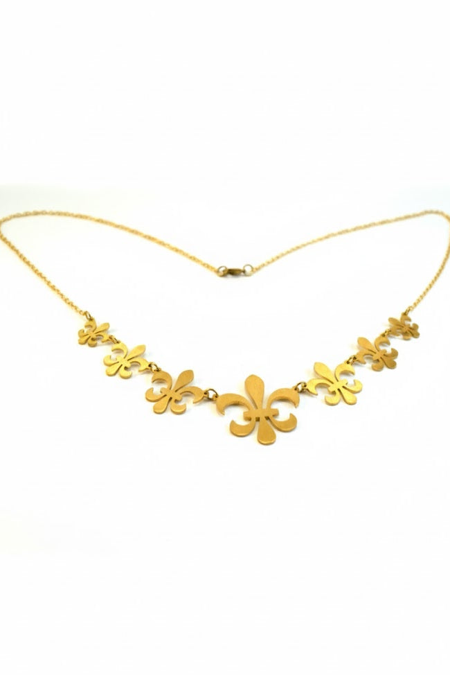 Collar Flor de Lis Dorado