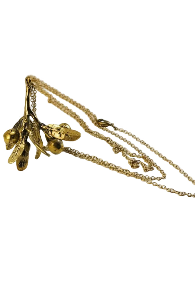 Collar colgante rama de olivo