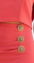 Conjunto falda abertura