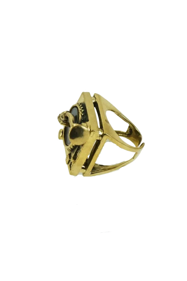 Anillo tocadiscos vintage