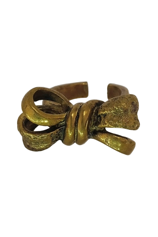 Anillo lazo dorado