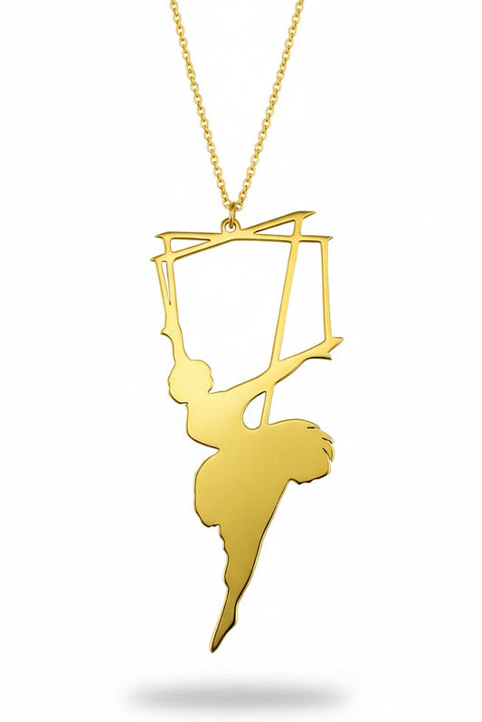 Collar  colgante Bailarina Dorada