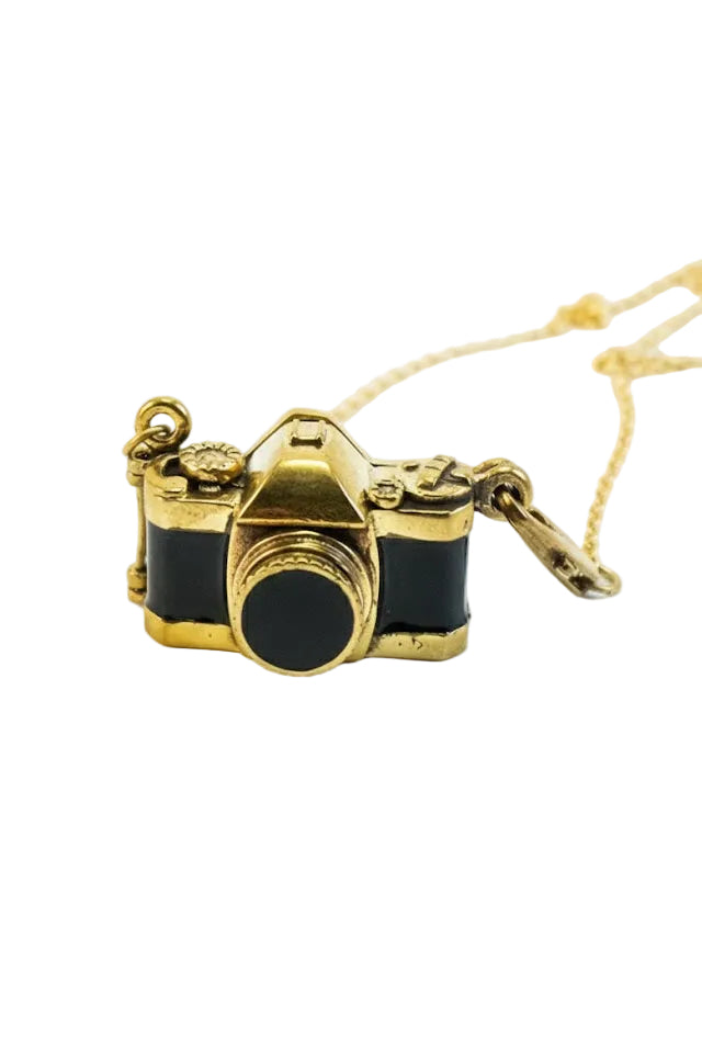Collar colgante cámara de fotos réflex