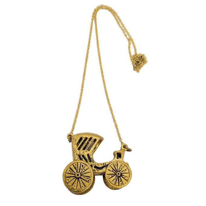 Collar colgante carruaje