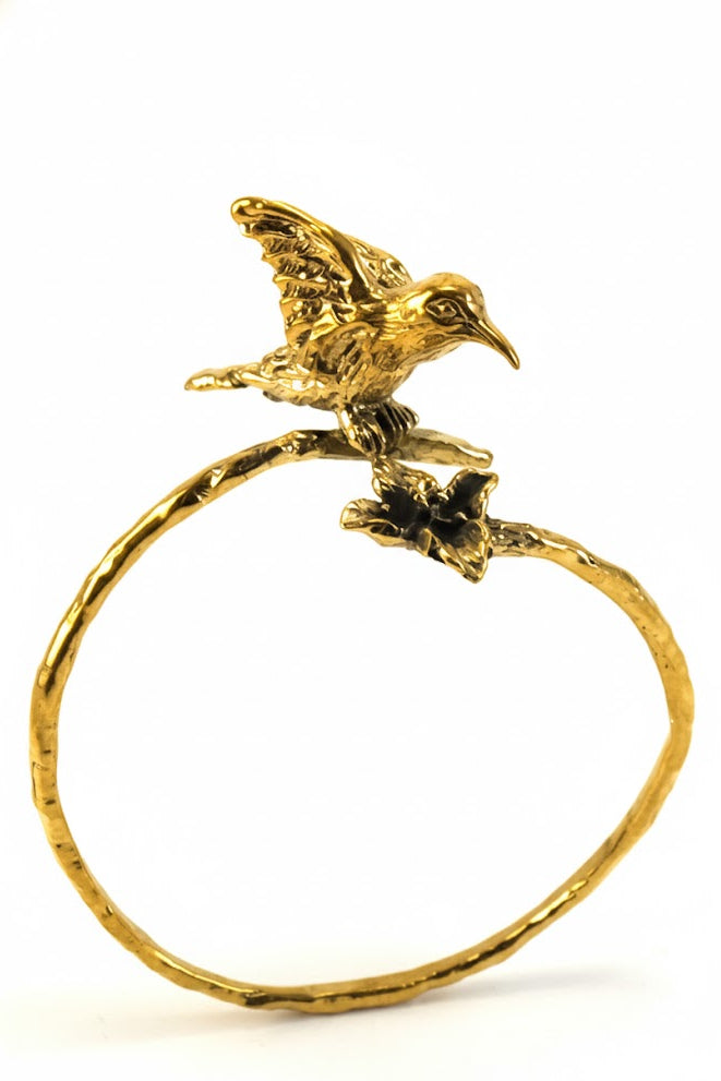 Pulsera brazalete colibrí