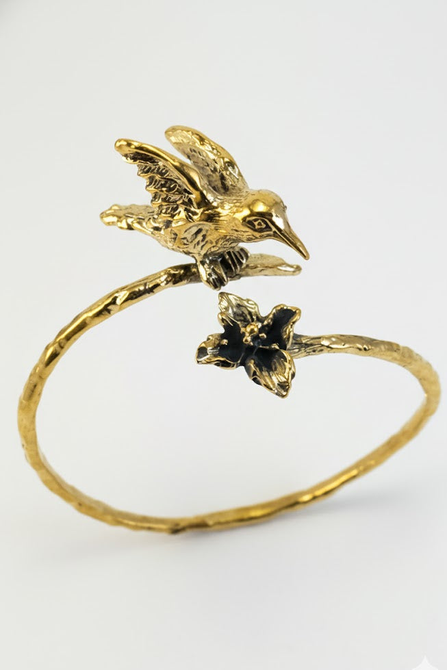 Pulsera brazalete colibrí