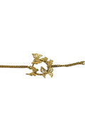 Pulsera brazalete corona de mariposas