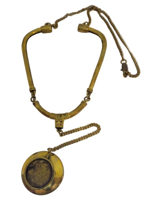 Collar colgante estetoscopio