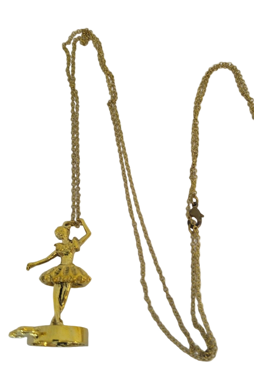 Collar colgante bailarina caja de música