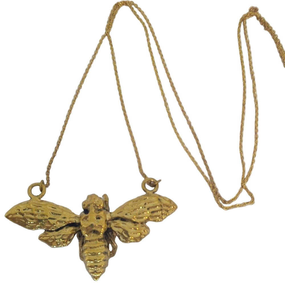 Collar colgante abeja