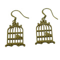 Pendientes jaula vintage