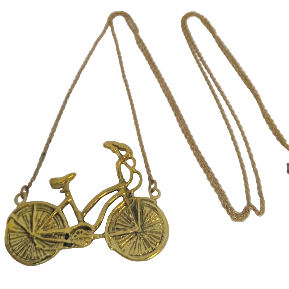Collar colgante bicicleta