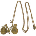 Collar colgante bicicleta