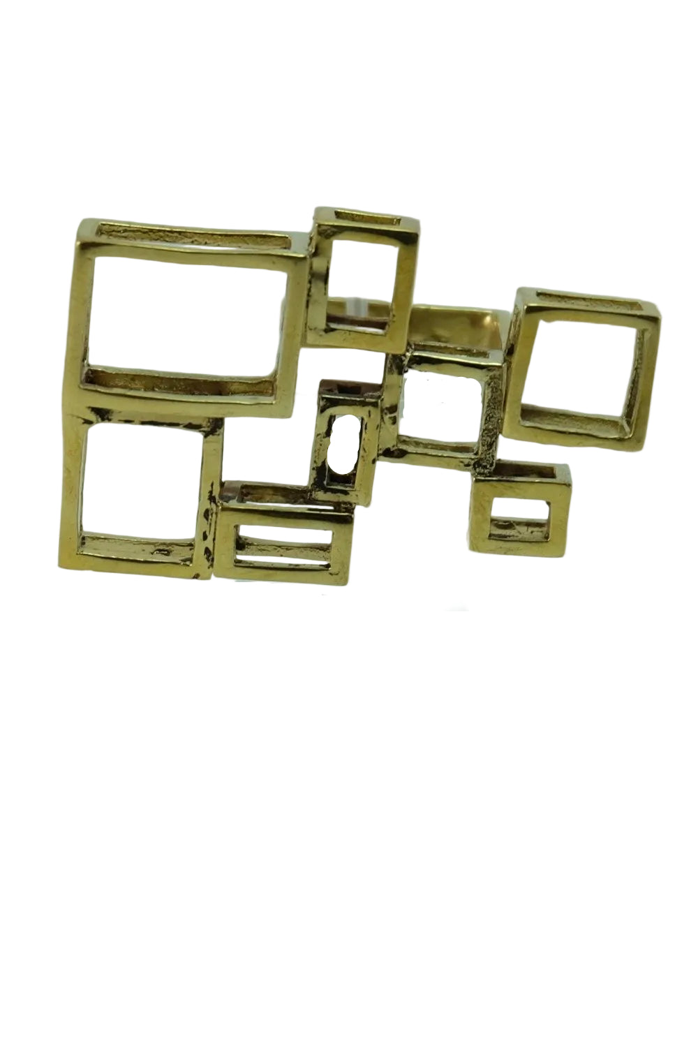 Anillo cubos 3D horizontal