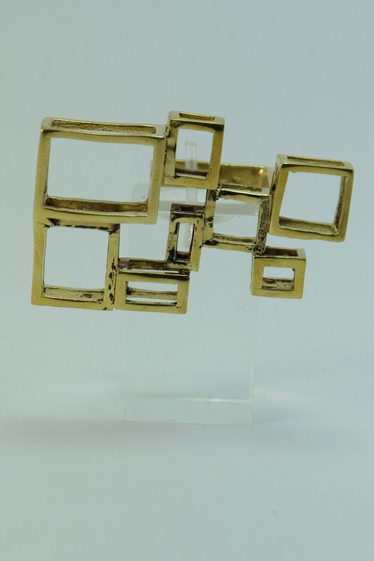 Anillo cubos 3D horizontal