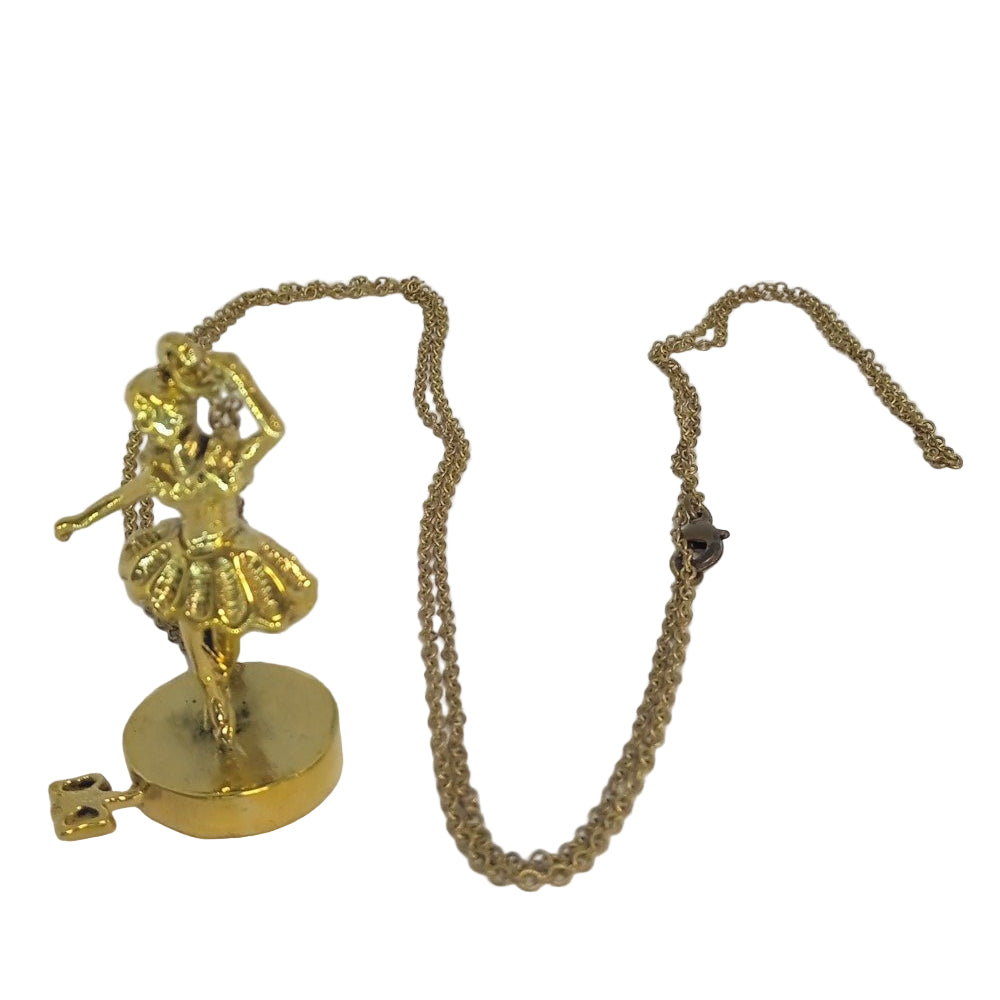 Collar colgante bailarina caja de música