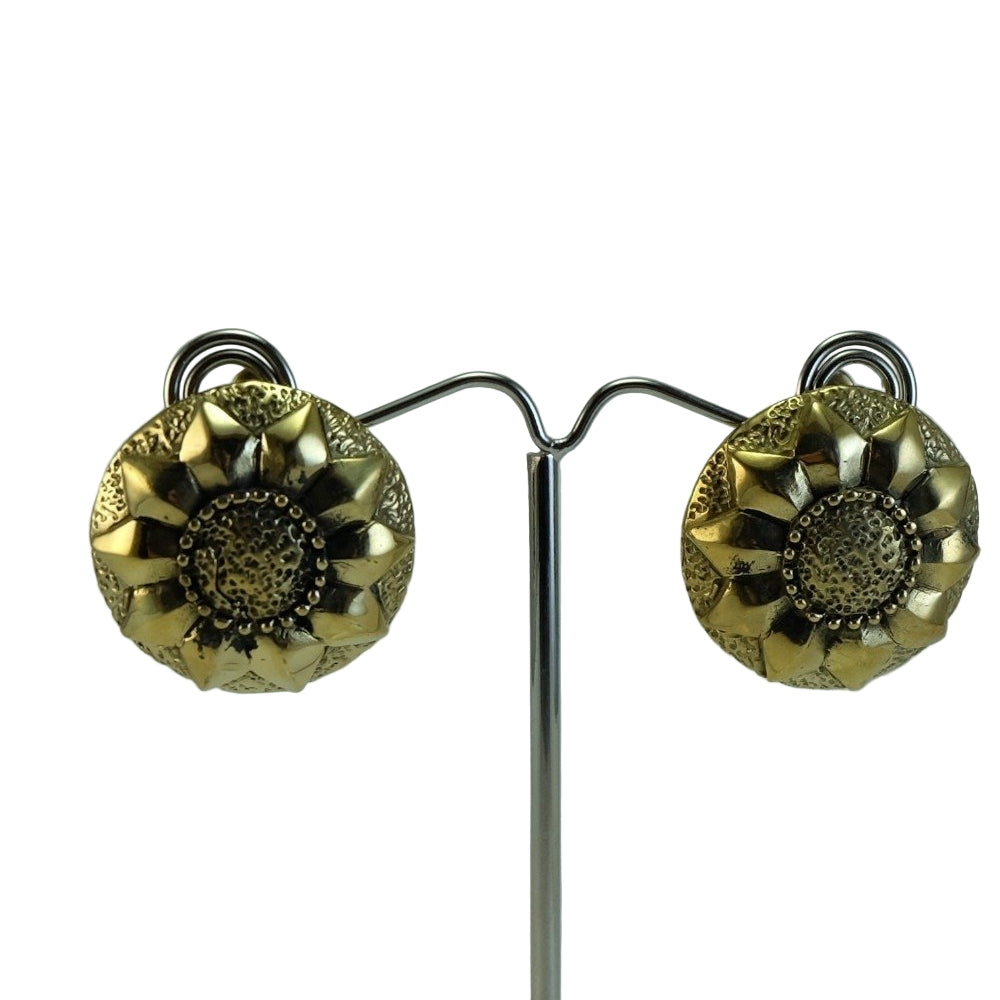 Pendientes girasol