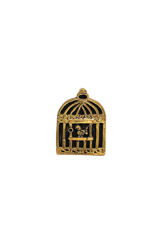Anillo jaula vintage