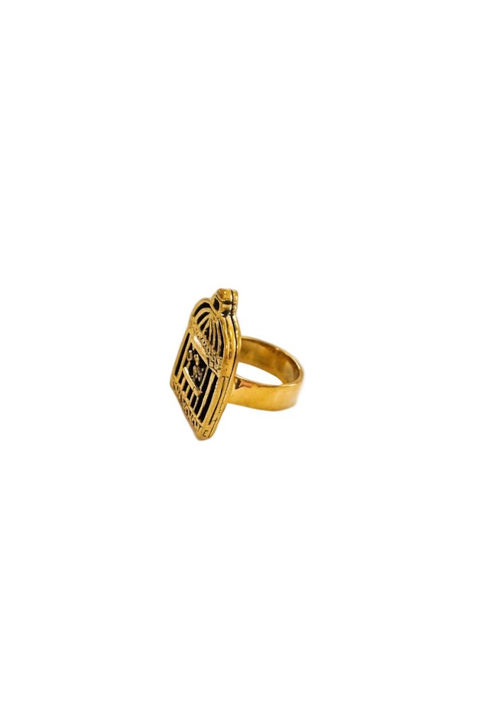 Anillo jaula vintage