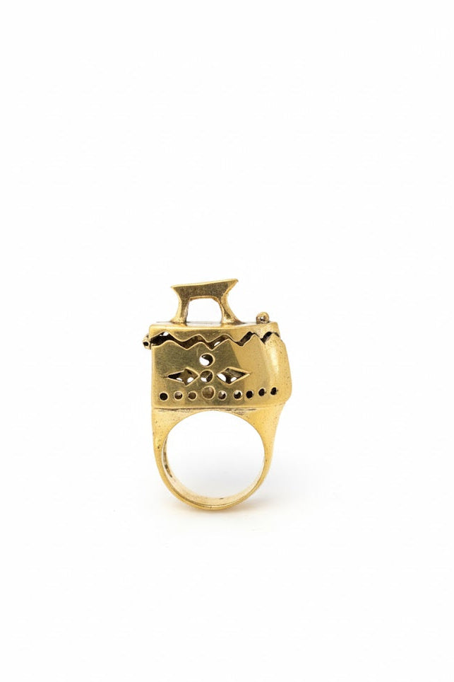 Anillo plancha vintage