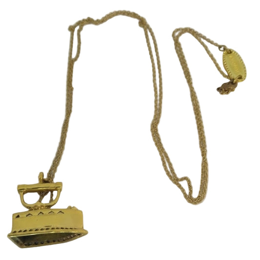 Collar colgante plancha antigua