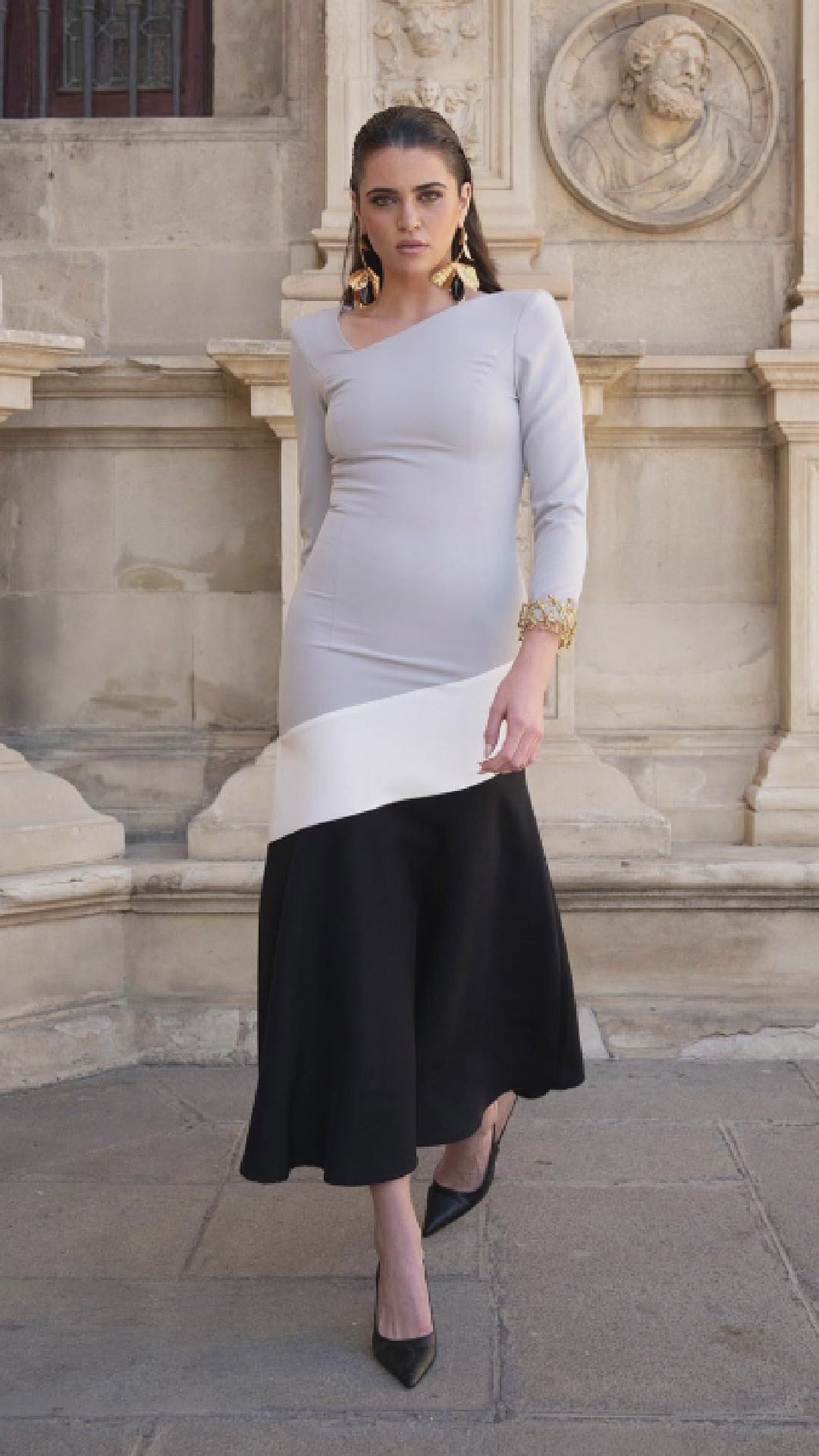 Vestido Aura gris