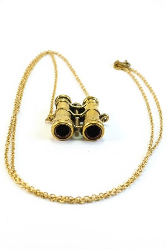 Collar colgante prismáticos