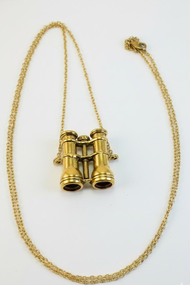 Collar colgante prismáticos