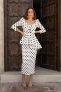 Conjunto falda top volante