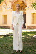 Conjunto chaqueta pantalon jaretas rombos
