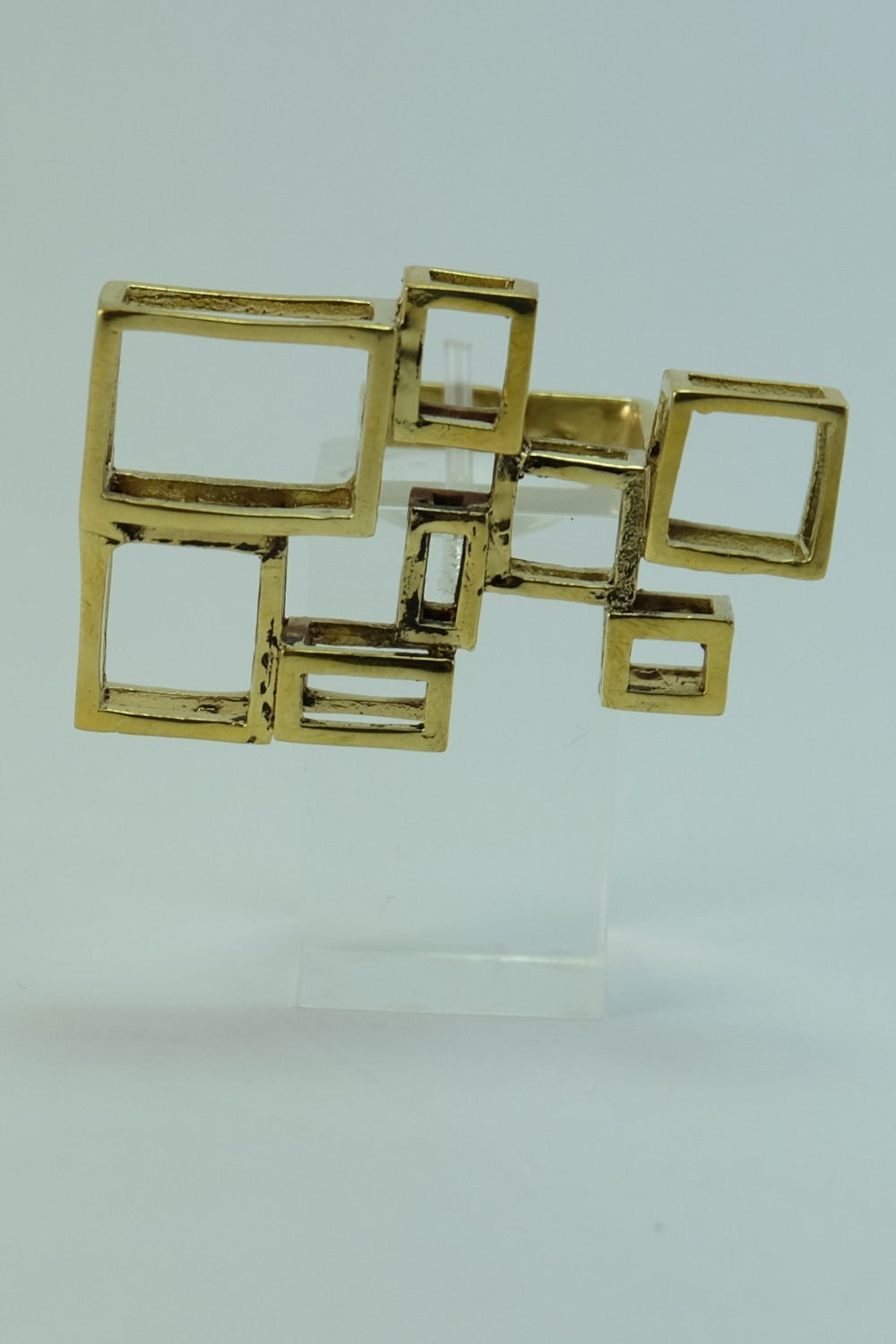 Anillo cubos 3d horizontal
