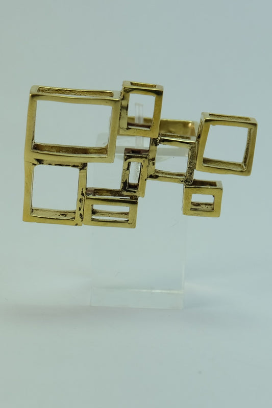 Anillo cubos 3d horizontal