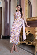 Vestido lentejuelas tiras cuello