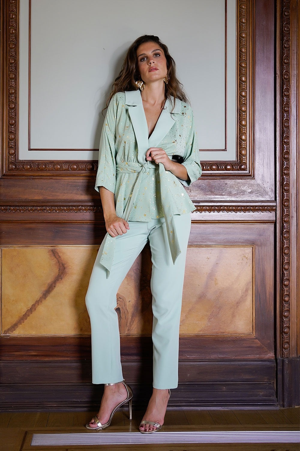 Conjunto top pantalon estrellas