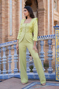 Conjunto chaqueta pantalon jaretas rombos