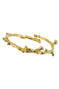 Pulsera brazalete rama dorada