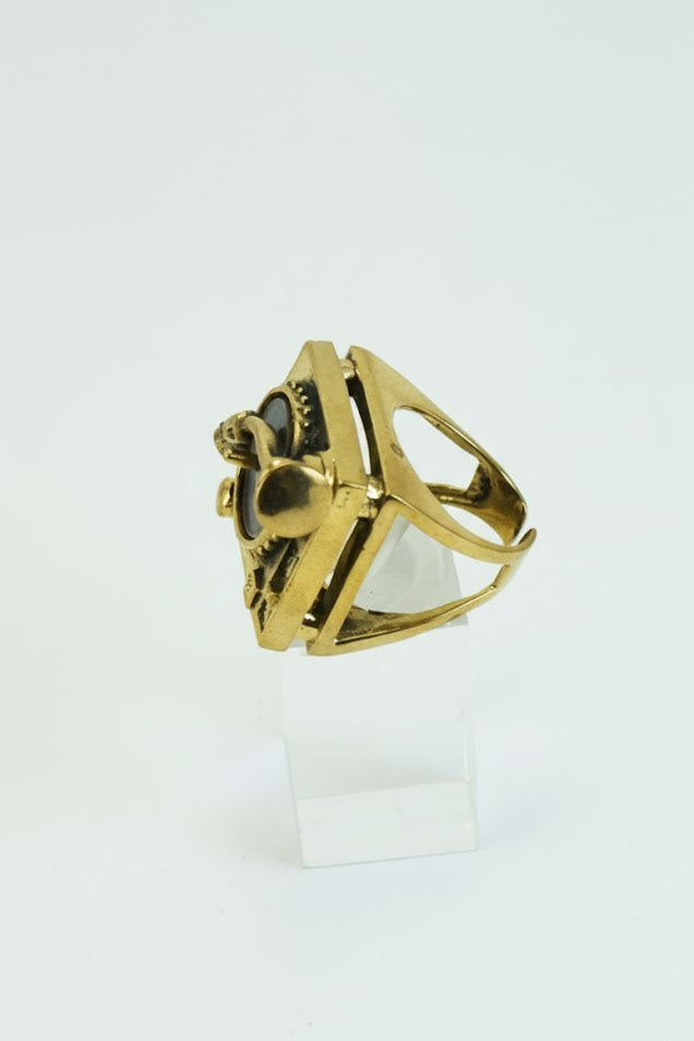 Anillo tocadiscos vintage