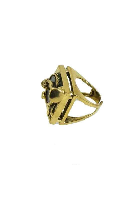 Anillo tocadiscos vintage